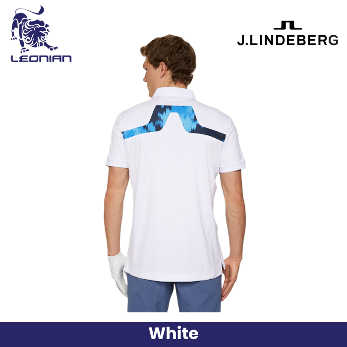 J.Lindeberg KV Print Polo Men's Golf Shirt
