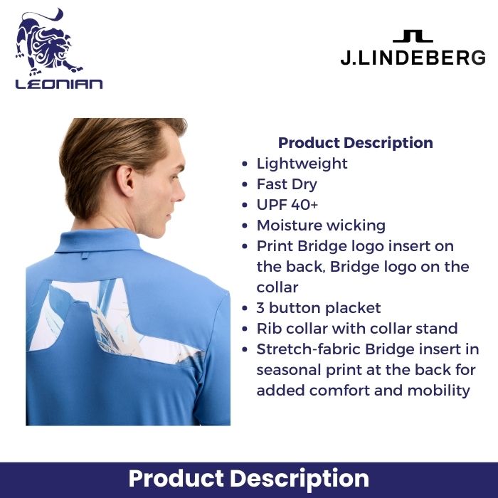 J.Lindeberg KV Print Polo