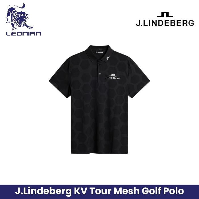 J.Lindeberg KV Tour Mesh Golf Polo