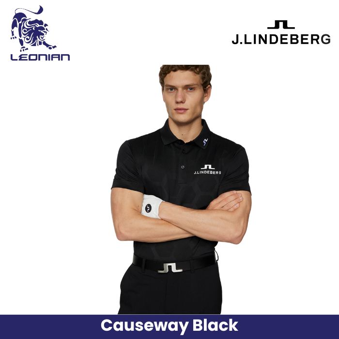 J.Lindeberg KV Tour Mesh Golf Polo