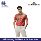 J.Lindeberg KV Tour Print Golf Polo