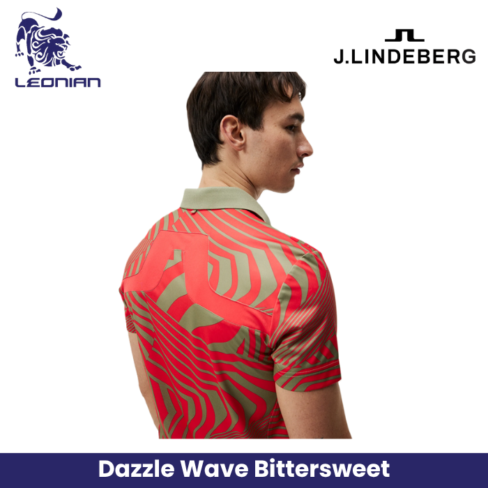 J.Lindeberg KV Tour Print Golf Polo