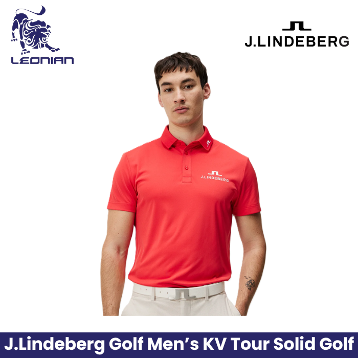 J.Lindeberg KV Tour Solid Golf Polo