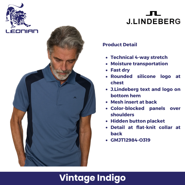 J.Lindeberg Legacy Polo Men's Golf Shirt