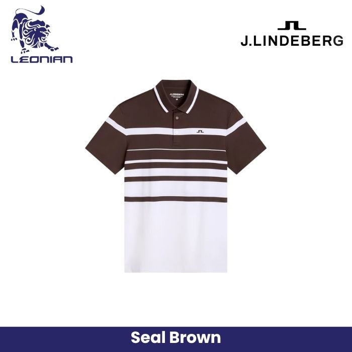 J.Lindeberg Leo Stripe Polo