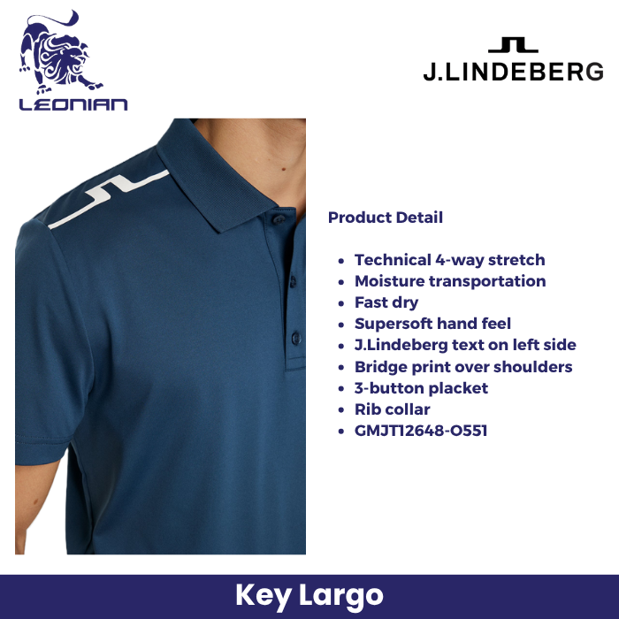 J.Lindeberg Lionel Polo Men's Golf Shirt
