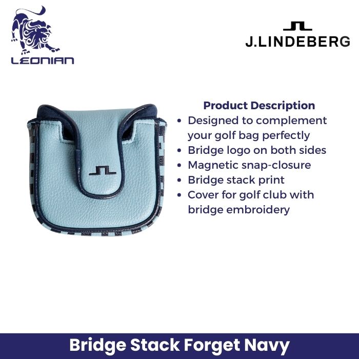 J.Lindeberg Mallet Putter Cover Printed
