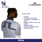 J.Lindeberg Marvin Stripe Polo Men's Golf Shirt