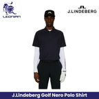 J.Lindeberg Nero Polo Men's Golf Shirt