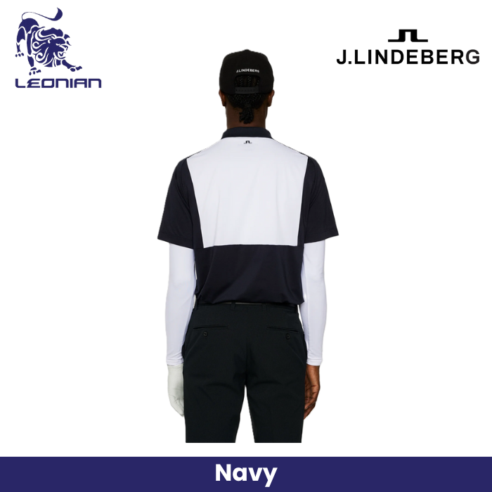 J.Lindeberg Nero Polo Men's Golf Shirt