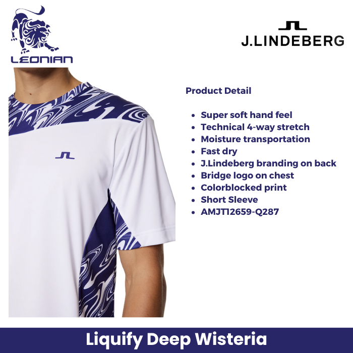 J.Lindeberg Niccolo T-shirt Men's Golf Shirt