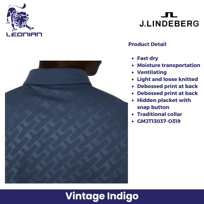 J.Lindeberg Peat Polo Men's Golf Shirt