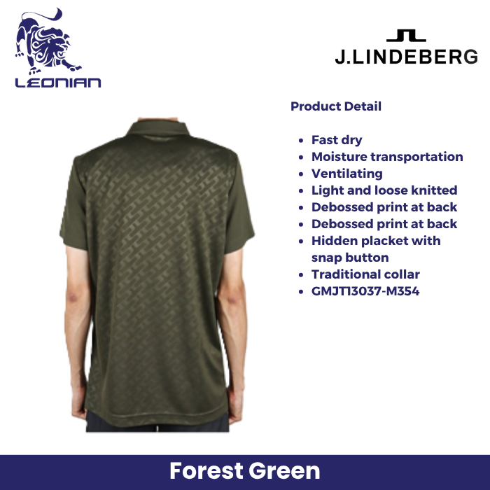 J.Lindeberg Peat Polo Men's Golf Shirt