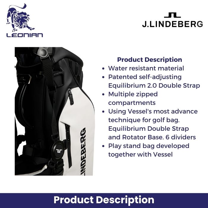 J.Lindeberg Play Stand Bag