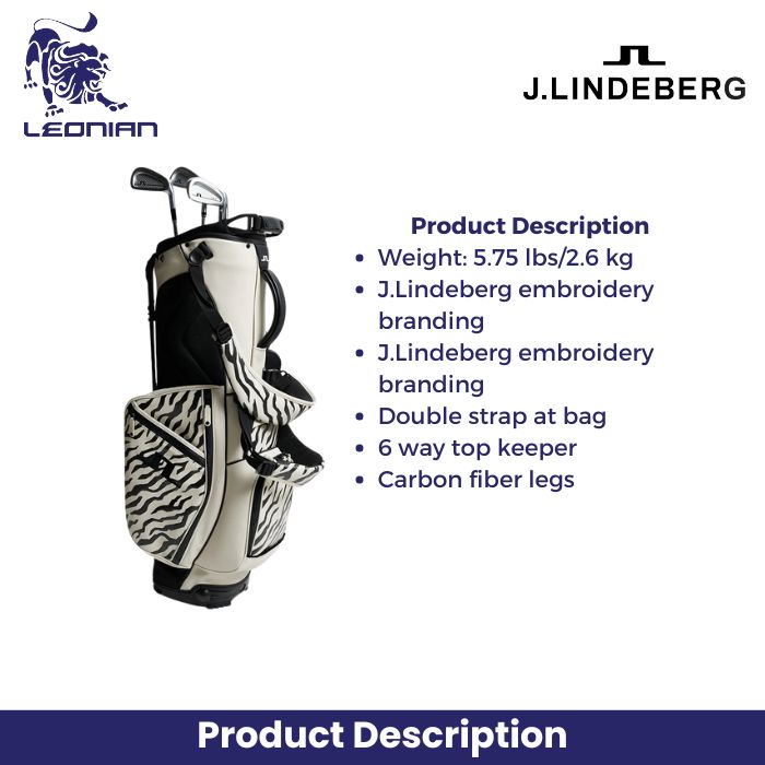 J.Lindeberg Play Stand Bag Print