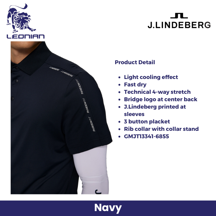 J.Lindeberg Pontus Polo Men's Golf Shirt
