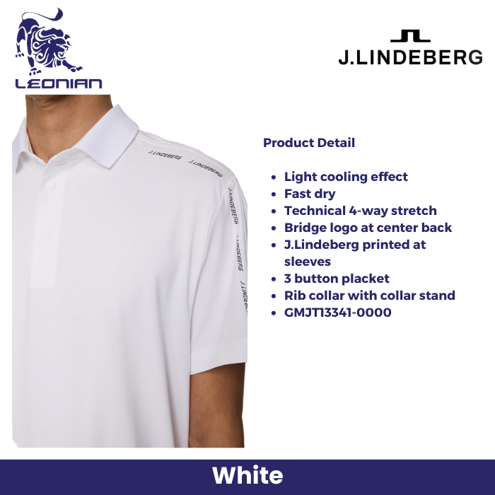 J.Lindeberg Pontus Polo Men's Golf Shirt