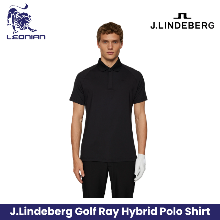 J.Lindeberg Ray Hybrid Polo Men's Golf Shirt