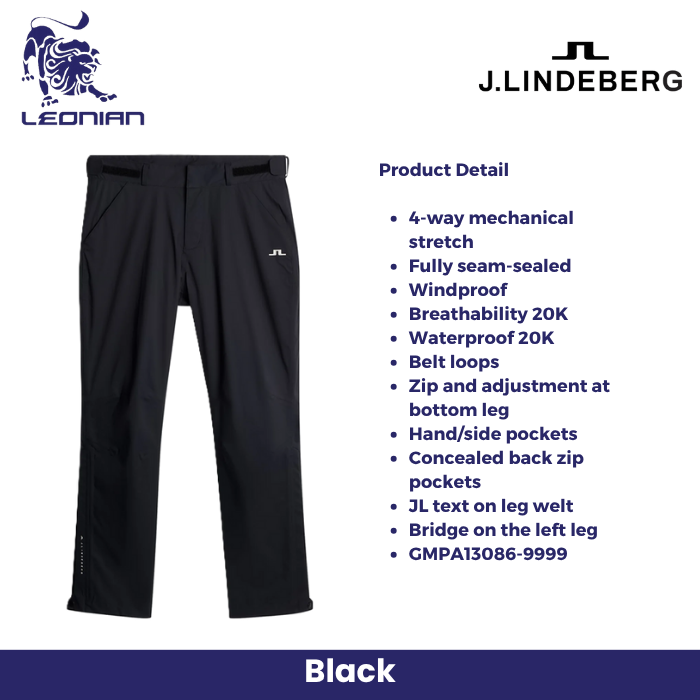J.Lindeberg Shay Rain Pant Men's Golf Pants