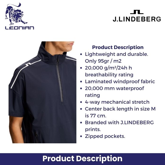 J.Lindeberg Shay Rain Shirt Jacket
