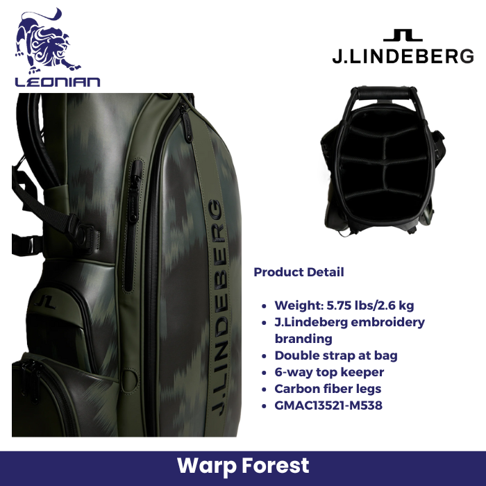 J.Lindeberg Play Stand Bag Print
