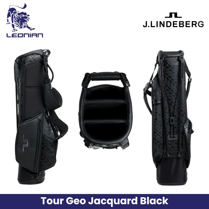 J.Lindeberg Sunday Stand Print Golf Bag