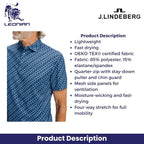 J.Lindeberg Theo Printed Mesh Polo