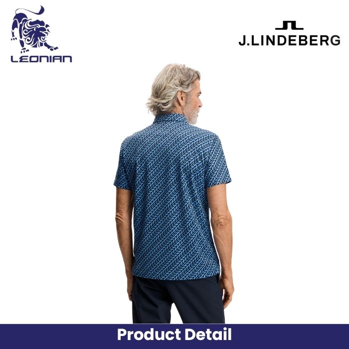 J.Lindeberg Theo Printed Mesh Polo