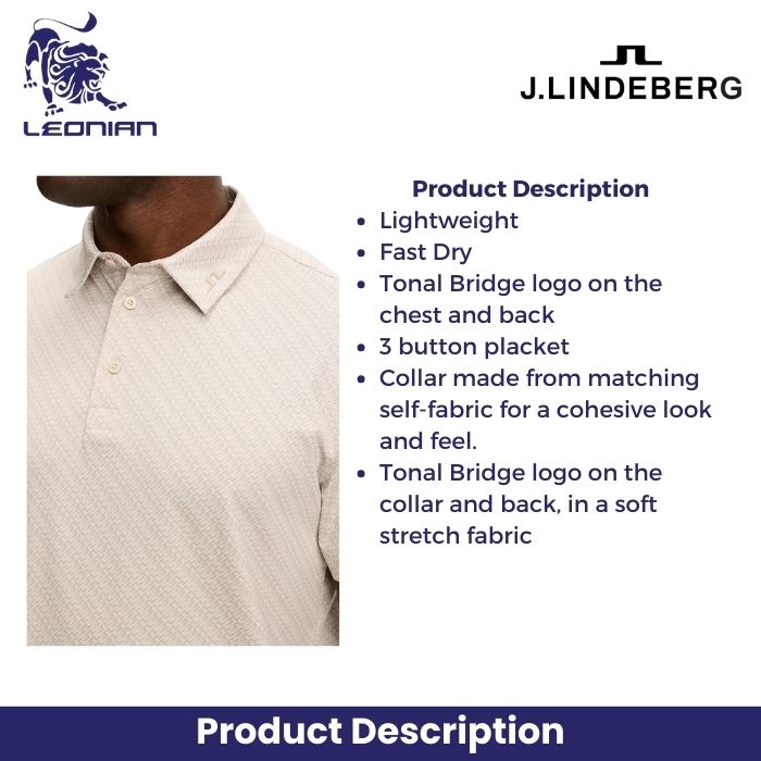J.Lindeberg Tod Print Polo