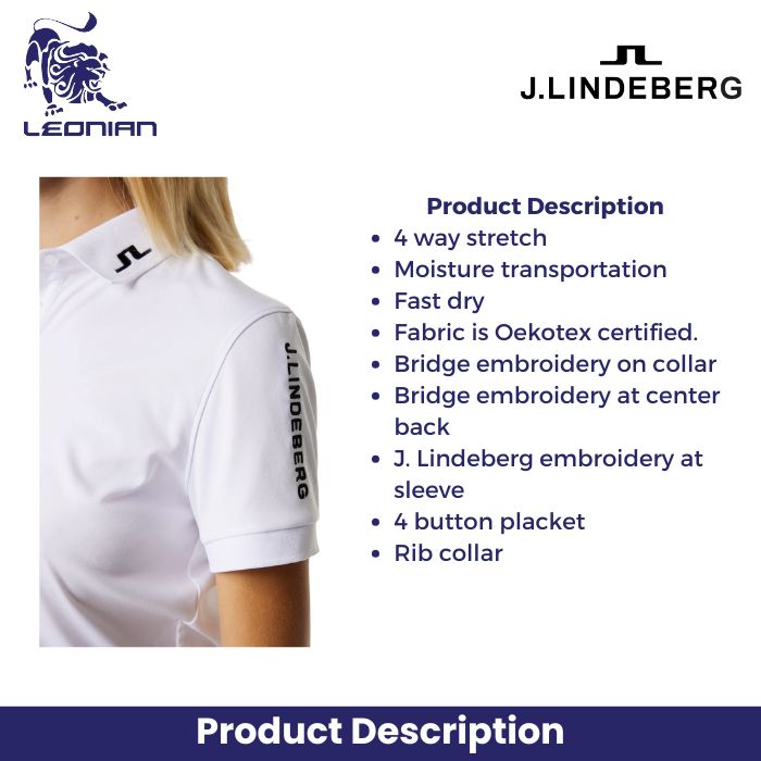J.Lindeberg Tour Tech Golf Polo Women's Shirt