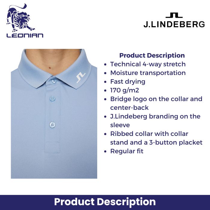 J.Lindeberg Tour Tech Polo