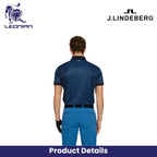 J.Lindeberg Tour Tech Print Polo Men's Golf Shirt