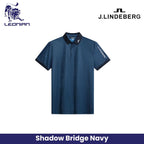 J.Lindeberg Tour Tech Print Polo Men's Golf Shirt