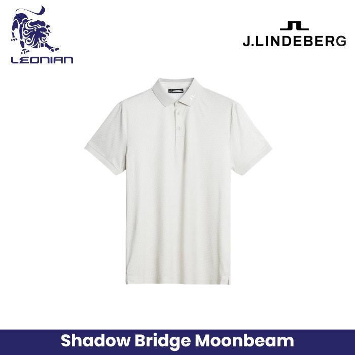 J.Lindeberg Tour Tech Print Polo Men's Golf Shirt
