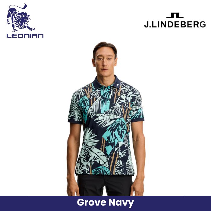 J.Lindeberg Tour Tech Print Polo