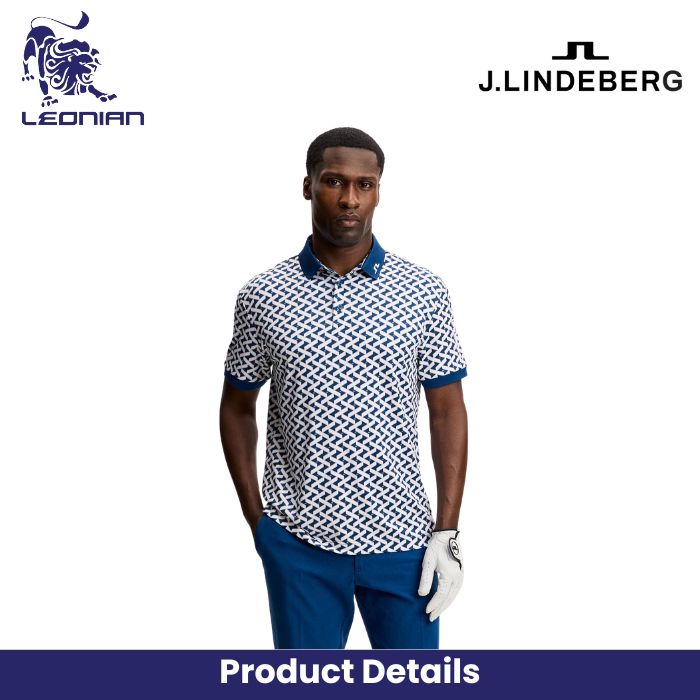 J.Lindeberg Tour Tech Print Polo