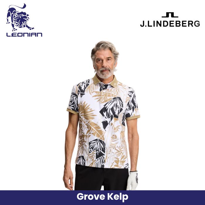 J.Lindeberg Tour Tech Print Polo