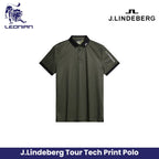 J.Lindeberg Tour Tech Print Polo