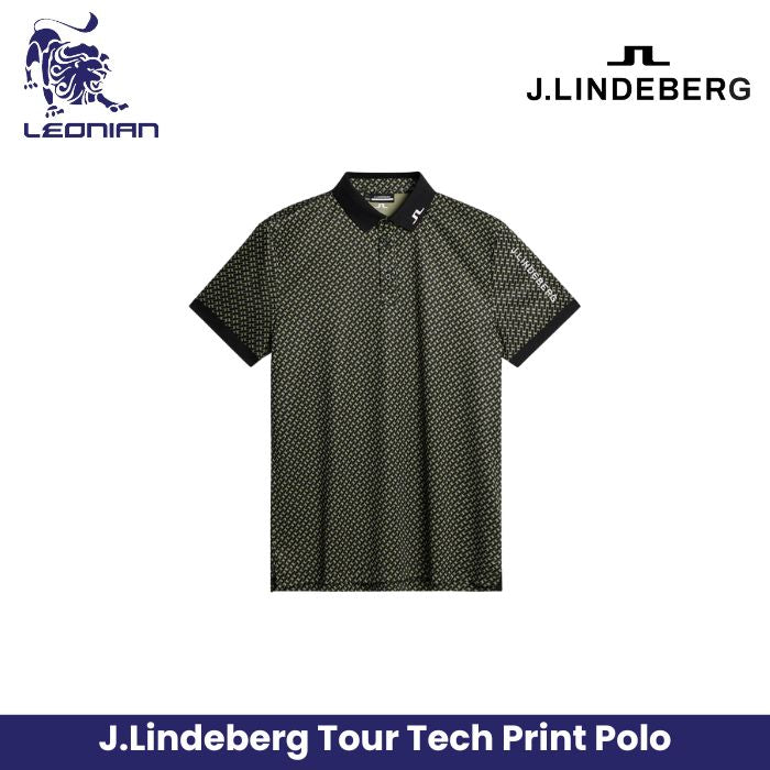 J.Lindeberg Tour Tech Print Polo