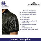 J.Lindeberg Tour Tech Print Polo
