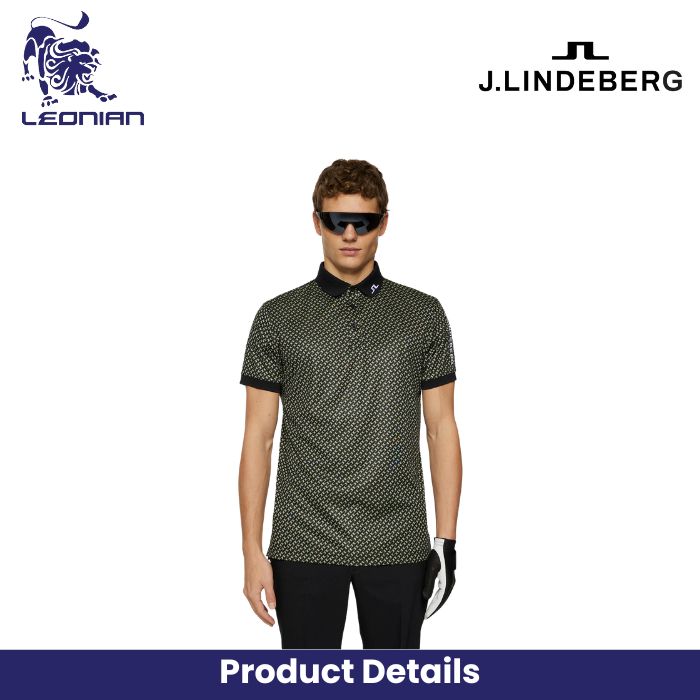 J.Lindeberg Tour Tech Print Polo
