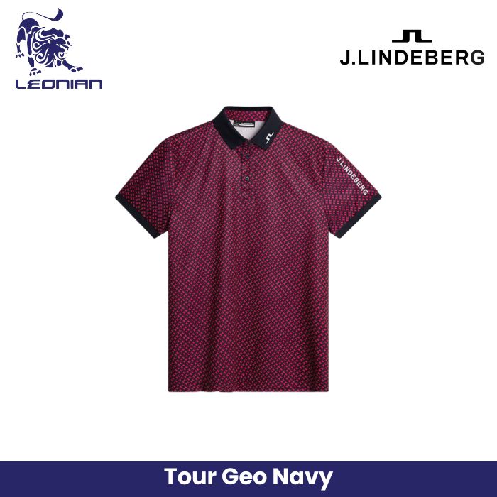 J.Lindeberg Tour Tech Print Polo