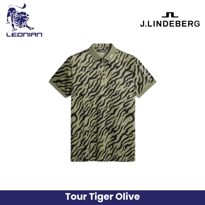 J.Lindeberg Tour Tech Print Polo