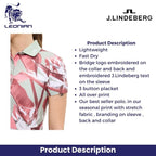 J.Lindeberg Tour Tech Print Polo Women's