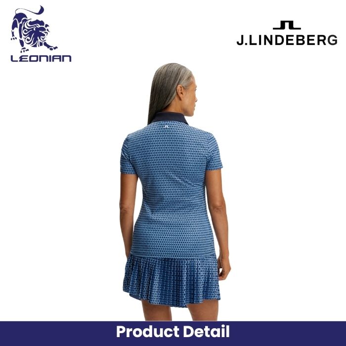 J.Lindeberg Tour Tech Print Polo Women's