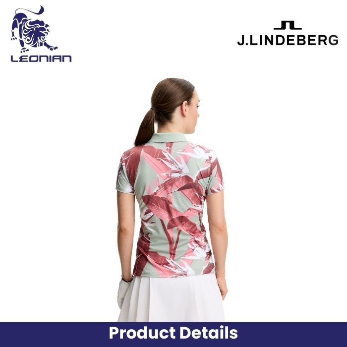 J.Lindeberg Tour Tech Print Polo Women's