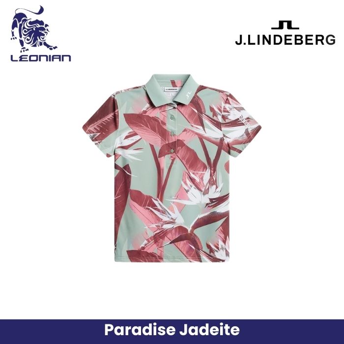 J.Lindeberg Tour Tech Print Polo Women's
