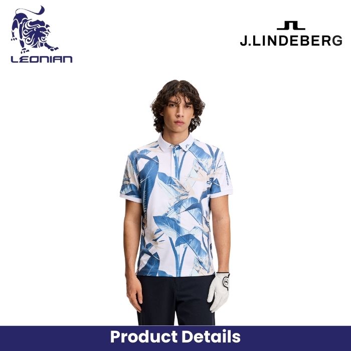 J.Lindeberg Tour Tech Print Polo