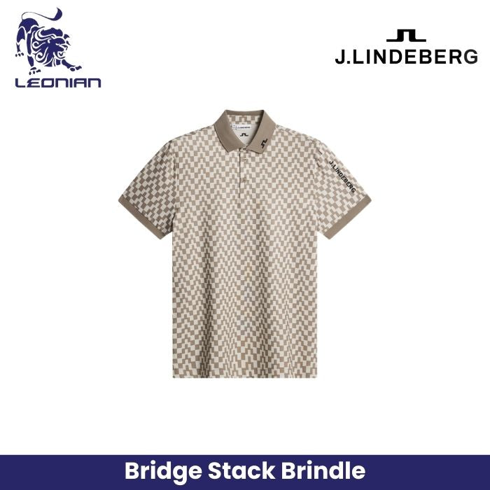 J.Lindeberg Tour Tech Print Polo