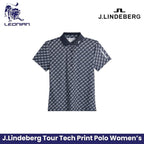 J.Lindeberg Tour Tech Print Polo Women's